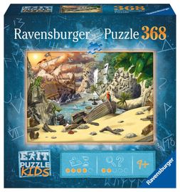 RAVENSBURGER - Exit Kids Puzzle: Piráti 368 Dielikov