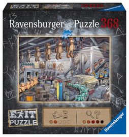 RAVENSBURGER - Exit Puzzle: V továrni na hračky 368 dielikov