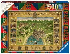 RAVENSBURGER - Harry Potter: Mapa Rokfortu 1500 dielikov