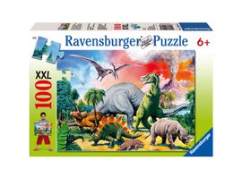 RAVENSBURGER - Medzi Dinosaurami 100 Xxl