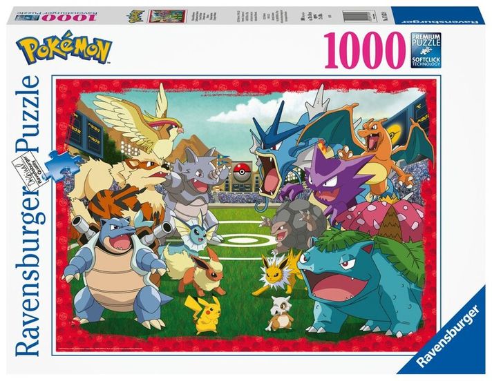RAVENSBURGER - Pokémon: pomer sily 1000 dielikov