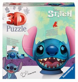 RAVENSBURGER - Puzzle-Ball Disney: Stitch s ušami 72 dielikov