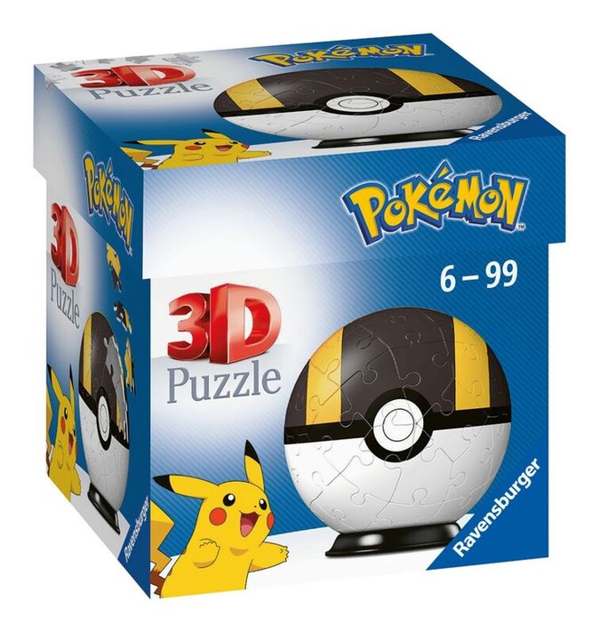 RAVENSBURGER - Puzzle-Ball Pokémon Motív 3 - Položka 54 Dielikov