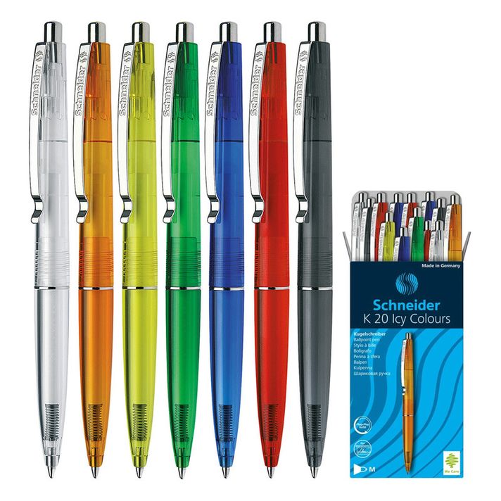 SCHNEIDER - Guľôčkové pero "K20" Icy Colours Refill 774 M blue