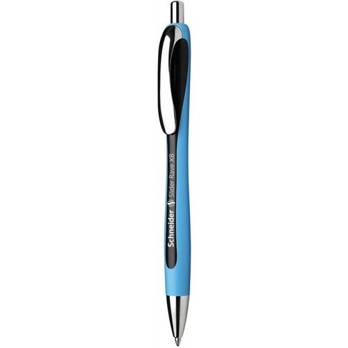 SCHNEIDER - Guľôčkové pero Slider Rave, 0,7 mm, čierne