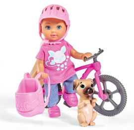 SIMBA - Bábika Evička s bicyklom