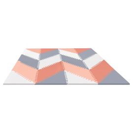 SKIP HOP - Puzzle penové - šedo-oranžové 0m+