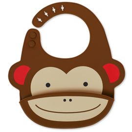 SKIP HOP - Zoo Podbradník silikónový Opička