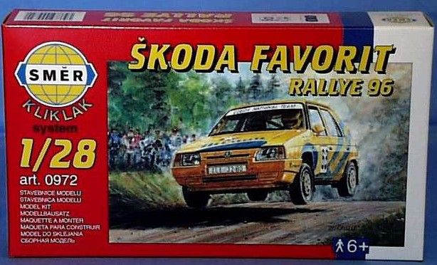 SMĚR - MODELY - Škoda Favorit Rallye 96 1:28