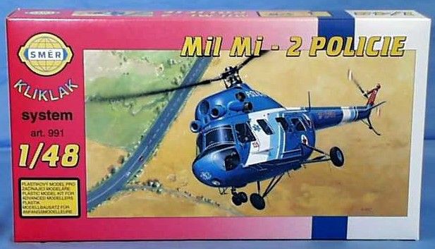 SMĚR - MODELY - Vrtuľník Mi 2 - Polícia 1:48