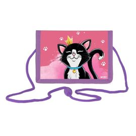 SPIRIT - Detská peňaženka so šnúrkou - Cat Queen