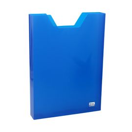 SPIRIT - Priehradka do školskej tašky 23x32x4 cm, transparentná modrá