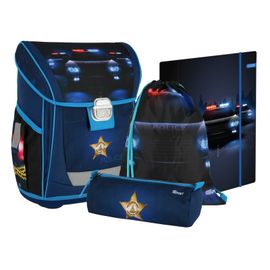 SPIRIT - Školská taška - 4-dielny set COOL - Police