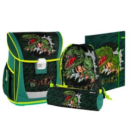 SPIRIT - Školská taška - 4-dielny set COOL - T-Rex
