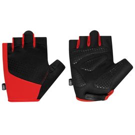 SPOKEY - AVARE Pánske cyklistické rukavice, čierno - červené, veľ. XL