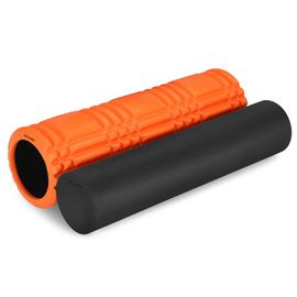 SPOKEY - MIX ROLL fitness masážny valec 2v1, oranžovo-čierny