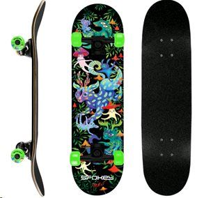 SPOKEY - OLLIE Skateboard 78,7 x 20 cm, ABEC7, so svietiacimi prvkami v tme