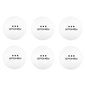 SPOKEY - SPECIAL-Pingpongové loptičy 3*, 6 ks, biele