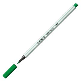 STABILO - Fixa Pen 68 Brush, tmavo zelená