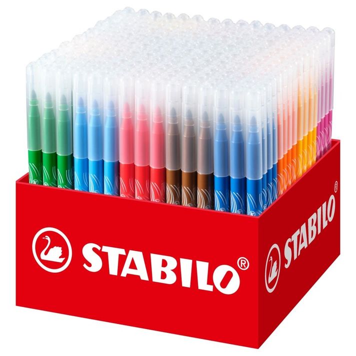 STABILO - Vláknová fixka power 240 ks balenie - 20 rôznych farieb