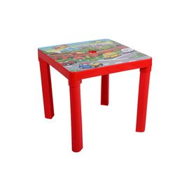 STAR PLUS - Detský záhradný nábytok - Plastový stôl červený