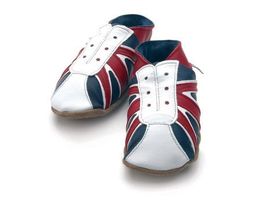 STARCHILD - Kožené topánočky - UK Trainer, Child Medium - veľkosť 4-5 rokov (veľkosť 27-28)