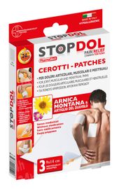 STOPDOL - Náplasť proti bolesti 3ks 9x14cm s Arnikou