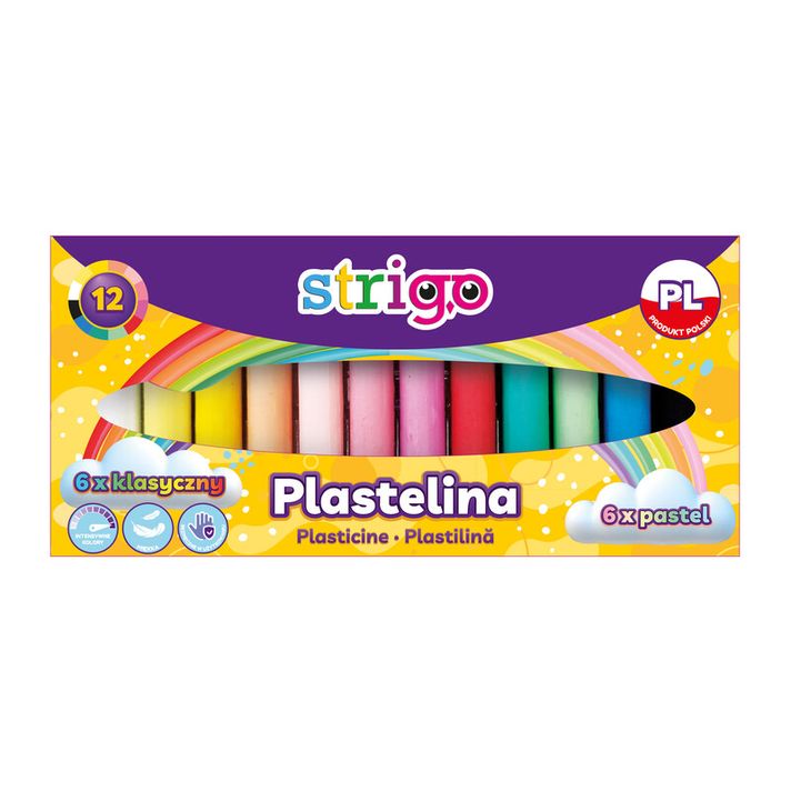 STRIGO - Plastelína 12 farieb