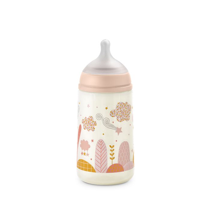 SUAVINEX - Dojčenská fľaša 270 ml M Dreams - ružová