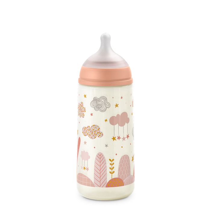SUAVINEX - Dojčenská fľaša 360 ml L Dreams - ružová