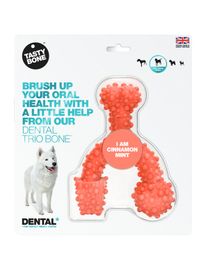 TASTY BONE - Dental trio kostička nylonová pre veľkých psov - Škorica & Mäta