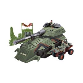 THE CORPS - Tank s vojakmi 2 ks, svetelnými a zvukovými efektmi 39 cm