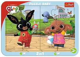 TREFL - Baby puzzle s rámčekom - Bing