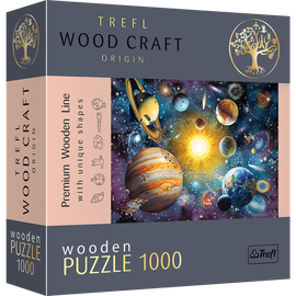 TREFL - Drevené puzzle 1000 - Cesta naprieč Slnečnou sústavou