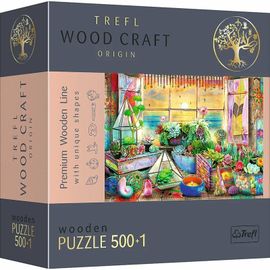 TREFL - Drevené puzzle 501 - Dom na pláži