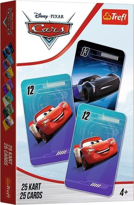 TREFL - karty Čierny Peter - Cars