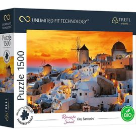 TREFL - Prime puzzle 1500 UFT - Romantický západ slnka: Oia, Santorini