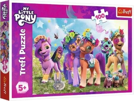 TREFL -  Puzzle 100 dielikov - Zábavné poníky / Hasbro, My Little Pony