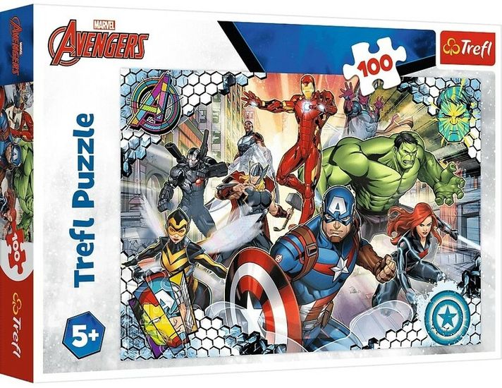 TREFL - Puzzle 100 - Slávni Avengeri / Disney Marvel The Avengers