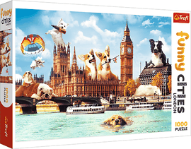 TREFL - Puzzle 1000 Crazy City - Psy v Londýne