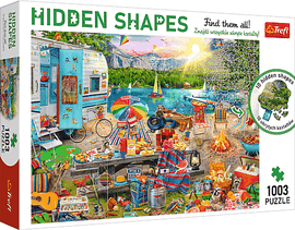 TREFL - Puzzle 1000 Hidden Shapes -Výlet karavanom