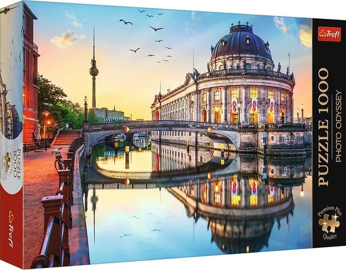 TREFL - Puzzle 1000 Premium Plus - Foto Odysea: Bode múzeum v Berlíne, Nemecko