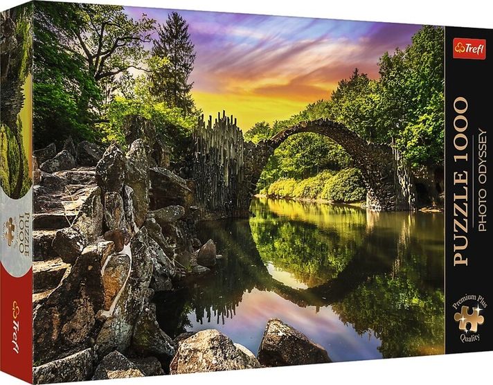 TREFL - Puzzle 1000 Premium Plus - Foto Odysea: Most v Kromlau, Nemecko