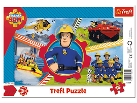 TREFL - Puzzle 15 dielikov Požiarnik Sam