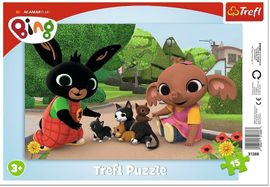TREFL - puzzle 15 Hra s mačiatkami