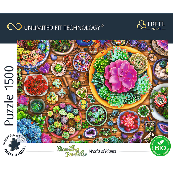 TREFL -  Puzzle 1500 UFT - Svet rastlín