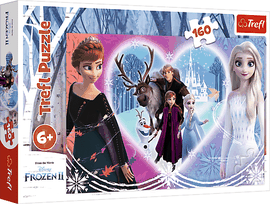 TREFL - Puzzle 160 - Šťastné chvíle / Disney Frozen 2