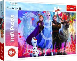 TREFL - Puzzle 260 Frozen 2 - Cesta za dobrodružstvom