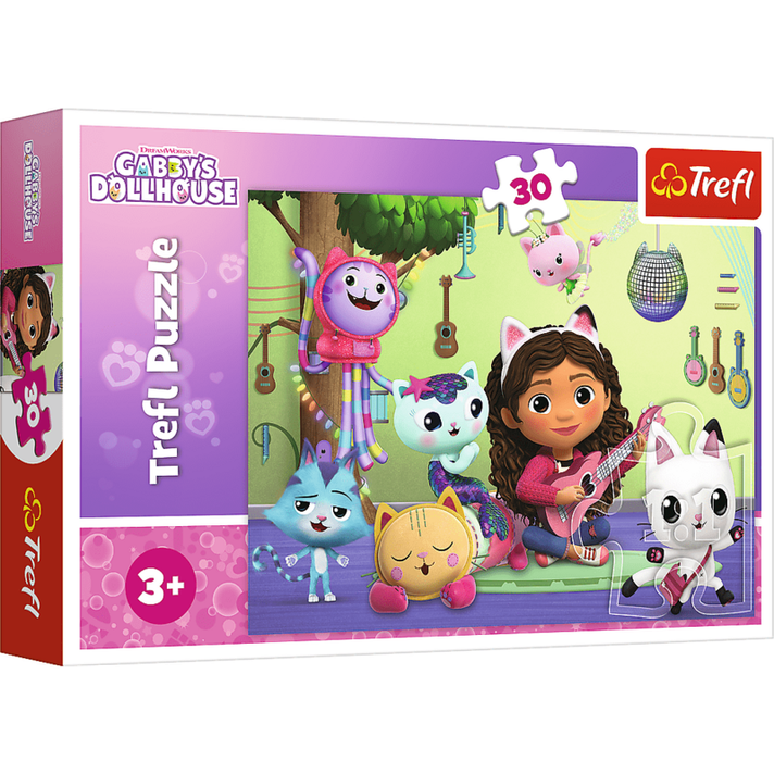 TREFL - puzzle 30 dielikov - Gabby a jej krásny domček pre bábiky / Gabby´s Dollhouse