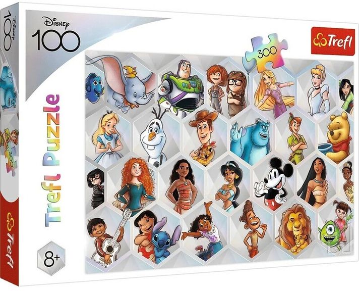 TREFL - Puzzle 300 - Disney kúzlo / Disney 100